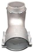 2 1/2" Flex 90-degree Connector, Squeeze-Type, Malleable Iron, Insulated Throat - Image 2