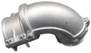 2 1/2" Flex 90-degree Connector, Squeeze-Type, Malleable Iron, Insulated Throat by Unknown