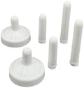 TidyCap Toilet Bolt Covers, Screw-On Replacement Caps by One-N-Done