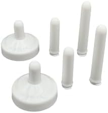 TidyCap Toilet Bolt Covers, Screw-On Replacement Caps by One-N-Done