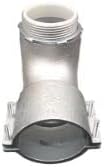 2 1/2" Flex 90-degree Connector, Squeeze-Type, Malleable Iron, Non-Insulated - Image 2