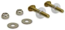 Brass Plated Closet Bolts with Nuts and Washers - Image 2