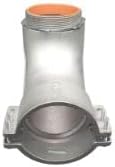 4" Flex 90-degree Connector, Squeeze-Type, Malleable Iron, Non-Insulated Throat - Image 2