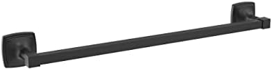 Amerock Stature 18" Matte Black Towel Bar by Amerock
