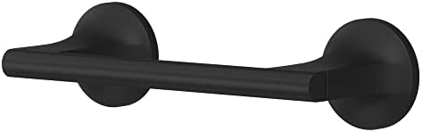 Pfister, Modern Wall Mounted Pivoting Toilet Paper Holder, Matte Black - Image 2