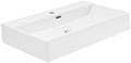 Claire 30" Rectangle Wall Mount Bathroom Sink in Glossy White by SwissMadison