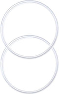 2 Pack - 30 oz Replacement Rubber Lid Ring, 3.7 Inch Diameter Gasket Seals by CBerg
