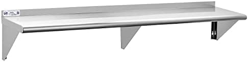 Hally Stainless Steel Shelf 18"x72" NSF Commercial Wall Mount Rack Shelving by HallySinksTablesH