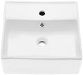 Claire 15" Compact Ceramic Wall Hung Sink in White by SwissMadison