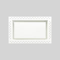 Flush Wall Vent Cover 6x10 Inch by DDPow