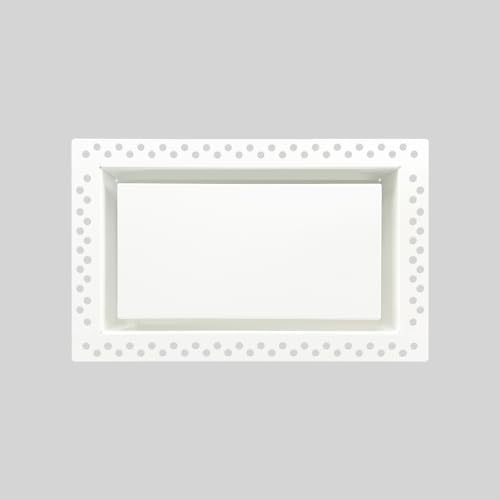 Flush Wall Vent Cover 6x10 Inch by DDPow