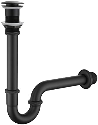 Bathroom Basin Sink U Shape Stopper Complete Set, Adjustable Height 1-1/4 by Segistan