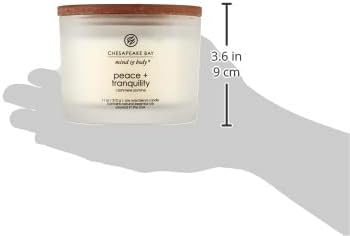 Chesapeake Bay Candle Scented Candle Peace + Tranquility 3-Wick Coffee Table Jar - Image 6