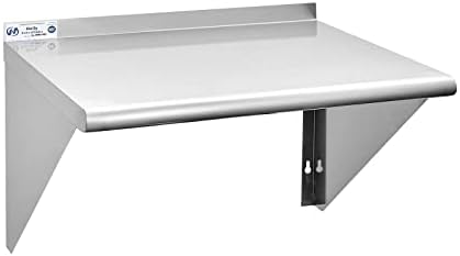 Hally Stainless Steel Shelf 18 x24 NSF Commercial Wall Mount Rack Shelving by HallySinksTablesH