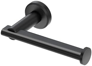 Gatco 5453MX Locke Single Post Toilet Paper Holder, Matte Black - Image 3