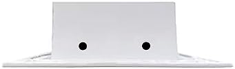 BUILDMART - 24" Linear Slot Diffuser - Double Slot - White Decorative Air Vent - Image 3