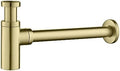 KIBI Round Bottle Trap for Bathroom Sink | Decorative Brass Basin Sink Waste by KIBI