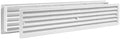 17.7 x 3.6 Inch Door Vent Cover – Two-Sided White Plastic Vent Cover by VezoWorks