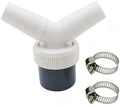 TopHomer 1 Pcs Y Drain Adapter 40mm Plastic Coupling Fit by Unknown