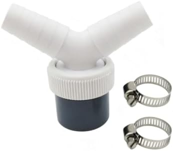 TopHomer 1 Pcs Y Drain Adapter 40mm Plastic Coupling Fit by Unknown