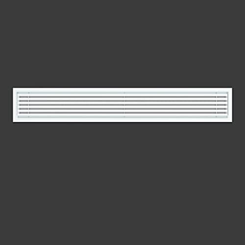 Linear Bar Air Grille 24" X 4", Aluminum Air Supply/Return Grilles, Easy Air by Powrocket