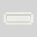 4x12 Inch Steel Recessed Flush Wall Vent Cover by DDPow