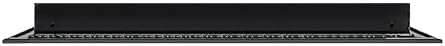 BUILDMART - 36x18 Modern AC Vent Cover - Decorative Black Aluminum Air Vent - - Image 3