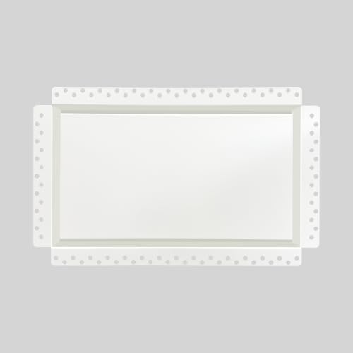 8x14 Inch Steel Recessed Flush Wall Vent Cover by DDPow