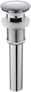Bathroom Sink Drain with Overflow, Big Cap Pop Up Drain by EnjoyYouLife