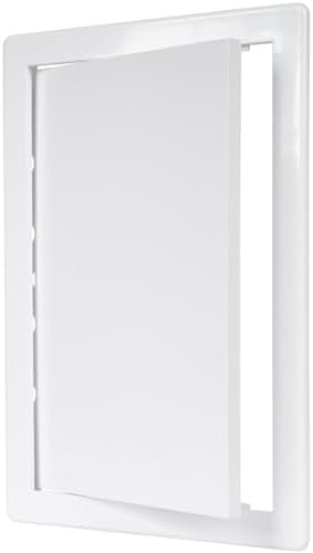 8" x 12" White ABS Plastic Plumbing Access Panel by ECOPROVENT