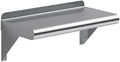 AmGood 16" Long X 8" Deep Stainless Steel Wall Shelf | NSF Certified | by AmGood