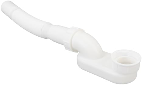 Tnfeeon Tub Drain Kit PVC Tip Toe Bath Waste Drain Kit 1 1 2 Inch P Trap - Image 2