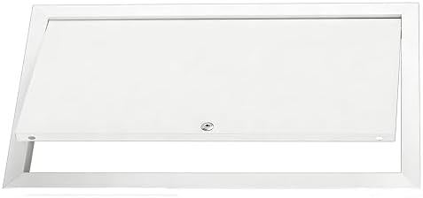 Steel Access Panel Door, Lockable Reinforced Metal Construction by Unknown