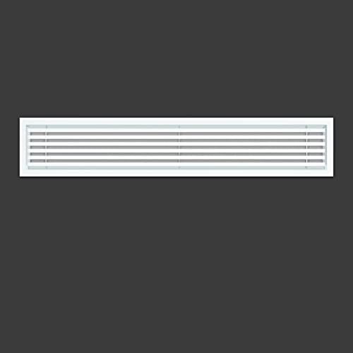Linear Bar Air Grille 20" X 4", Aluminum Air Supply/Return Grilles, Easy Air by Powrocket