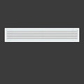 Linear Bar Air Grille 20" X 4", Aluminum Air Supply/Return Grilles, Easy Air by Powrocket