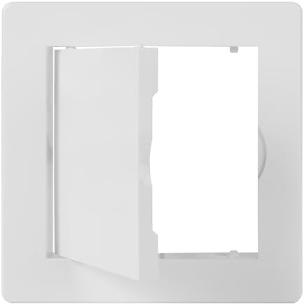 4x4 Access Panel for Drywall and Ceiling – White ABS Plastic Door Panel by VezoWorks