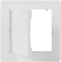 4x4 Access Panel for Drywall and Ceiling – White ABS Plastic Door Panel by VezoWorks