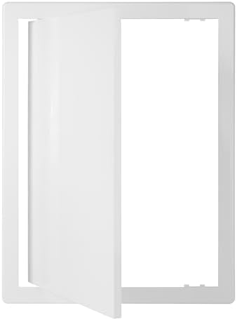 12x16 Access Panel for Drywall and Ceiling – White ABS Plastic Door Panel by VezoWorks