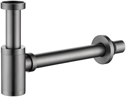 Brass P Trap Bathroom Sink: 1-1/4 Bottle P-Trap by Heixutas