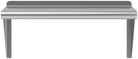 AmGood 12 in. x 24 in. Stainless Steel Wall Mount Shelf - Image 4