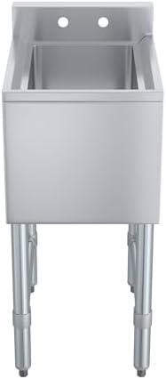 14.5 in. x 19 in. One Compartment Stainless Steel Under bar Sink - Image 2