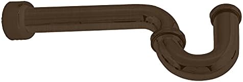 Westbrass D401-1-12 1-1/4" 17 ga. Brass P-Trap by Westbrass