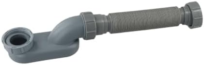 ABS Bathtub Shower Drain Pipe Flat P Trap - Image 6