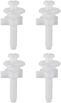 Toilet Seat Screws Replacement Kit Plastic Bolts by BOAISDHY