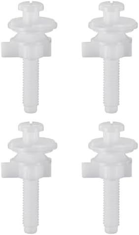 Toilet Seat Screws Replacement Kit Plastic Bolts by BOAISDHY