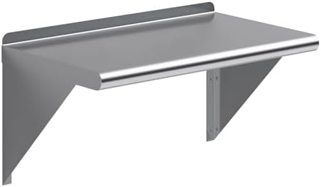 AmGood 14 in. x 24 in. Stainless Steel Wall Mount Shelf by AmGood