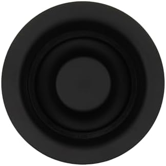Mr. Scrappy Matte Black Universal Garbage Disposal Sink Flange and Stopper - Image 2