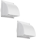 HG Power 2 Pcs 4 Inch Dryer Vent Cover Outside by HGPOWER