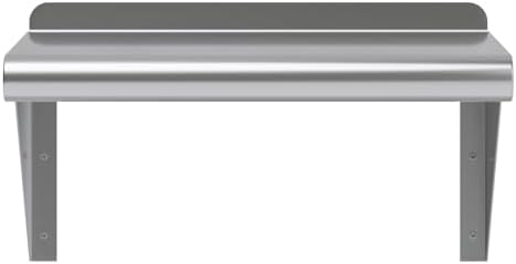 AmGood 10 in. x 16 in. Stainless Steel Wall Mount Shelf - Image 4