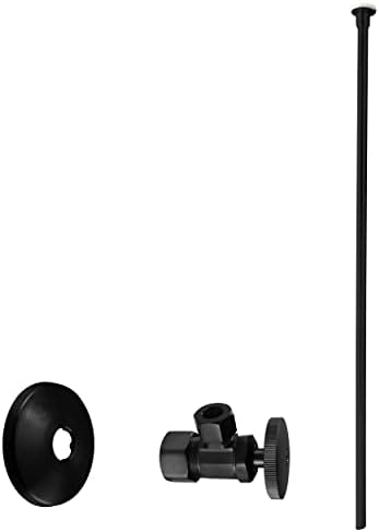 Westbrass D105KFH-25-62 5/8" x 3/8" OD x 20" Flat Head Riser Supply Line Kit by Westbrass